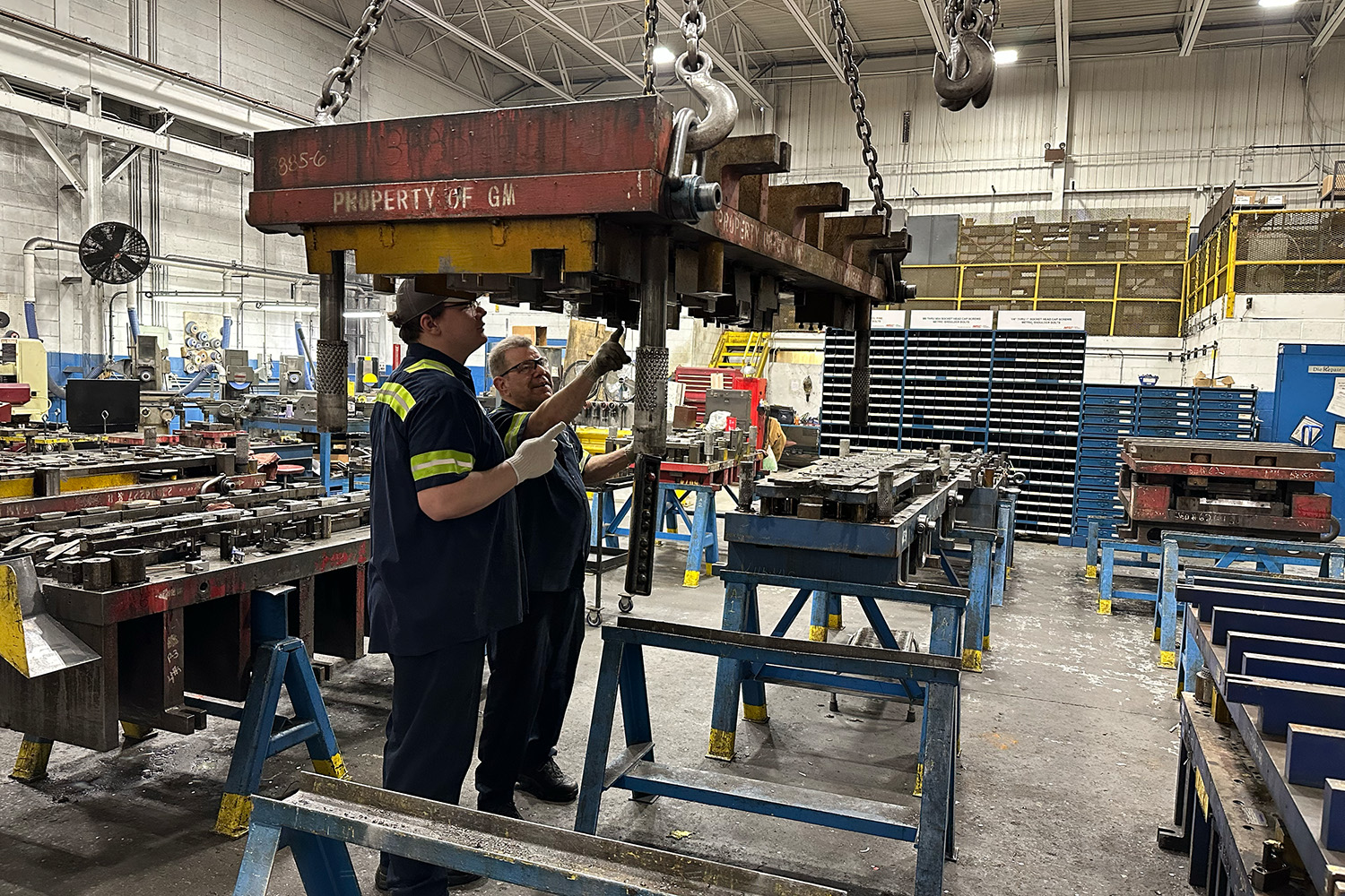 Employee At Press